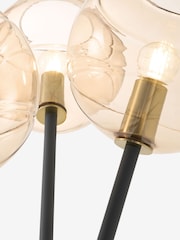 MADE.COM Black/Champagne Mika Floor Lamp - Image 6 of 7