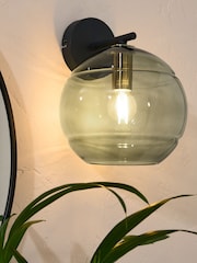 MADE.COM Black/Green Mika Wall Light - Image 2 of 6
