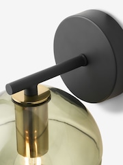 MADE.COM Black/Green Mika Wall Light - Image 5 of 6