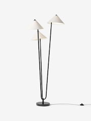 MADE.COM Black/Nude Miko Floor Lamp - Image 2 of 8