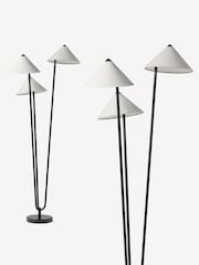 MADE.COM Black/Nude Miko Floor Lamp - Image 3 of 8