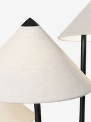 MADE.COM Black/Nude Miko Floor Lamp - Image 5 of 8