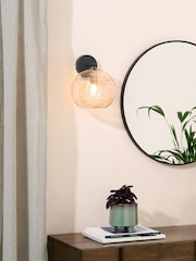 MADE.COM Black/Champagne Mika Wall Light - Image 1 of 6