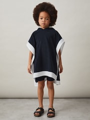 Reiss Marley Colour-Block Hooded Towel - Изображение 1 из 4
