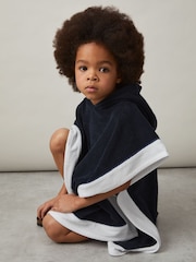 Reiss Marley Colour-Block Hooded Towel - Изображение 3 из 4