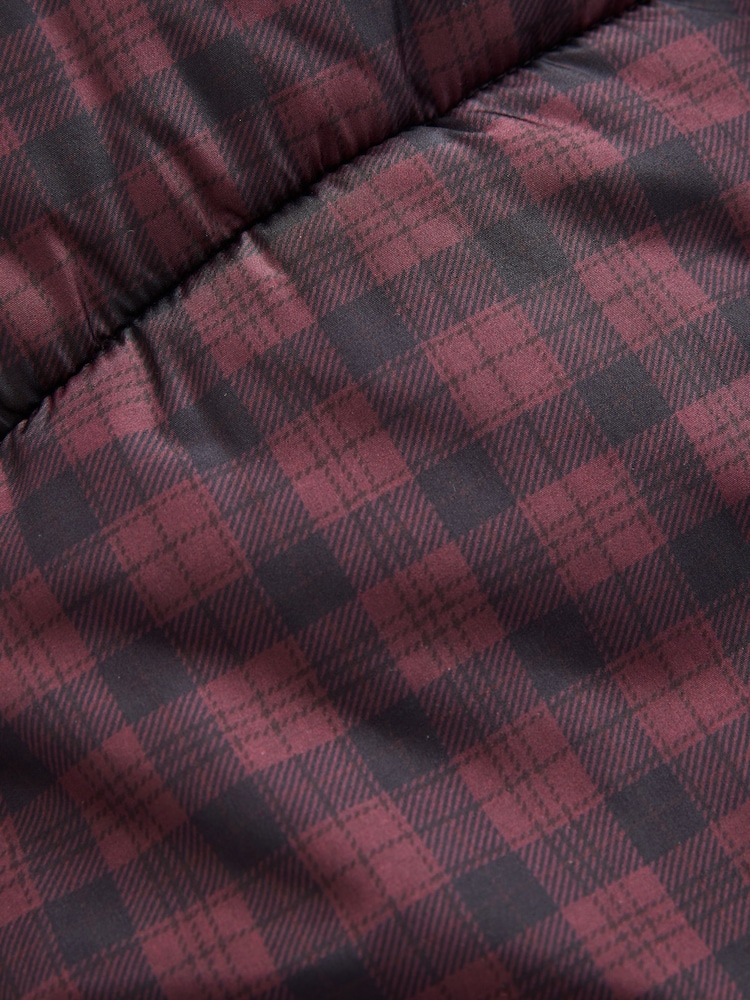 Red/Black Shower Resistant Check Padded Coat (3-16yrs) - Image 6 of 6 Red/Black Shower Resistant Check Padded Coat (3-16yrs) - Image 6 of 6