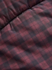 Red/Black Shower Resistant Check Padded Coat (3-16yrs) - Image 7 of 7