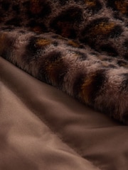 Brown Faux Fur Longer Length Coat (3-16yrs) - Image 4 of 6
