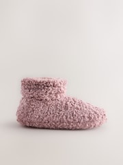 Pink Borg Slipper Boots - Image 5 of 9
