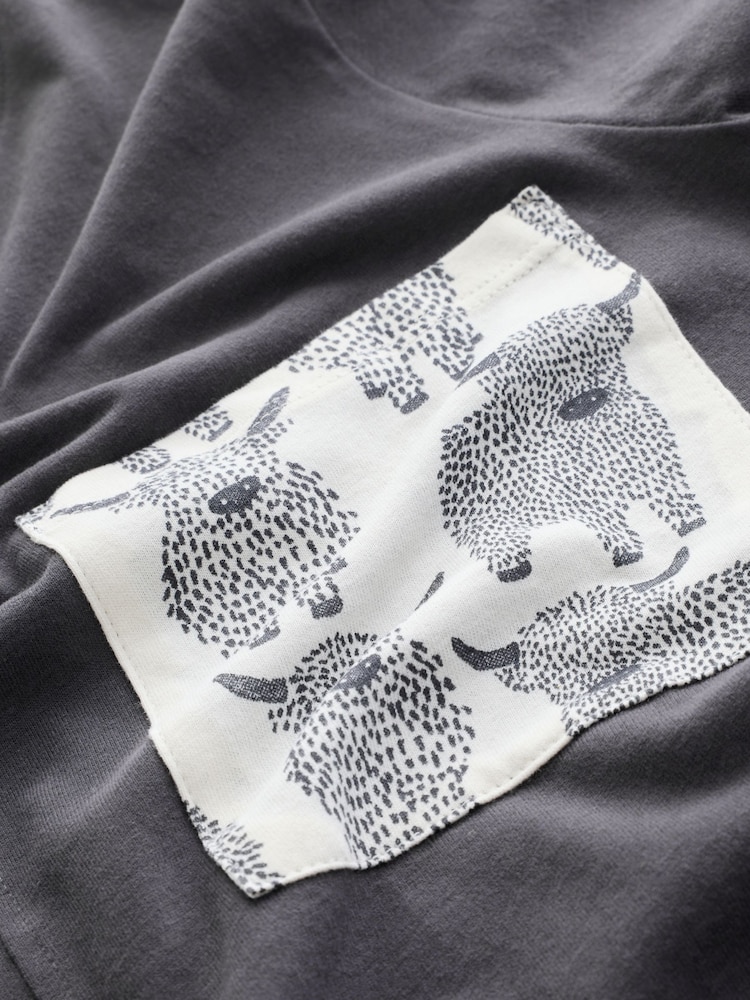 Charcoal Hamish The Highland Cow Short Set Pyjamas - Image 11 of 11