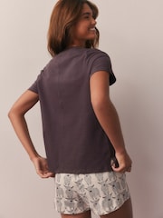 Charcoal Hamish The Highland Cow Short Set Pyjamas - Image 3 of 4