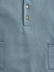 Mamas & Papas Blue Pocket Shortie Romper - Image 3 of 3
