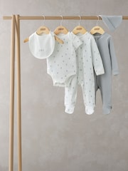 Mamas & Papas Blue Hot Air Balloon 5 Piece Outfit Set - Image 1 of 7