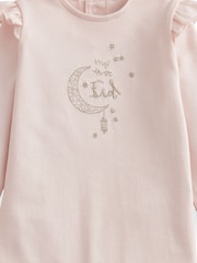 Mamas & Papas Pink My First Eid Sleepsuit - Image 3 of 3