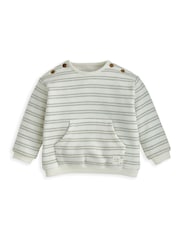 Mamas & Papas Green Stripe Top And Leggings Set - Image 3 of 4