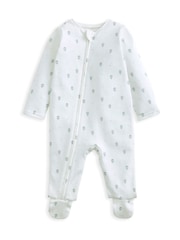 Mamas & Papas Hot Air Balloon White Sleepsuit - Image 2 of 3
