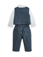 Mamas & Papas Blue 4 Piece Suit Set - Image 3 of 7