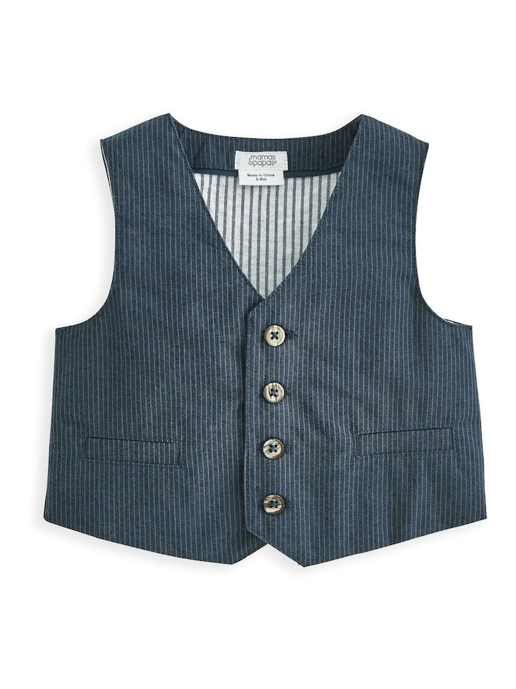 Mamas & Papas Blue 4 Piece Suit Set - Image 5 of 7