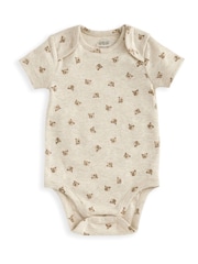 Conjunto de sombrero, leggings y bodi de algodón 100 % en marrón con diseño de ositos de Mamas & Papas - Imagen 3 de 5