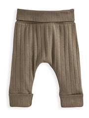 Conjunto de sombrero, leggings y bodi de algodón 100 % en marrón con diseño de ositos de Mamas & Papas - Imagen 4 de 5
