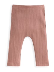 Mamas & Papas Pink Floral Print T-Shirt And Leggings Set - Image 4 of 4