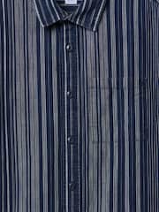 Gap Navy/Blue Stripe Relaxed Indigo Stripe Shirt (4-13yrs) - Image 5 of 5