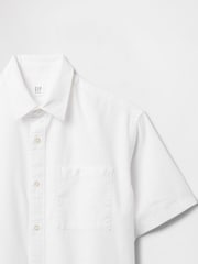 Gap White Linen-Cotton Relaxed Shirt (4-13yrs) - Image 5 of 5