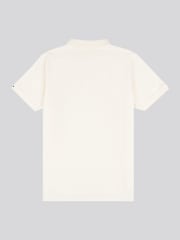 U.S. Polo Assn. Cream Mens Pique 100% Cotton Polo Shirt - Image 6 of 7