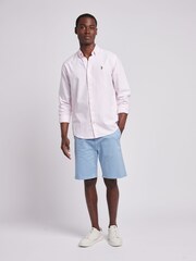 U.S. Polo Assn. Pink Mens Oxford Stripe 100% Cotton Shirt - Image 4 of 9