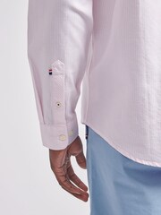 U.S. Polo Assn. Pink Mens Oxford Stripe 100% Cotton Shirt - Image 6 of 9