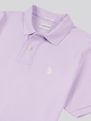 U.S. Polo Assn. Mens Pique 100% Cotton Polo Shirt - صورة 7 من 7
