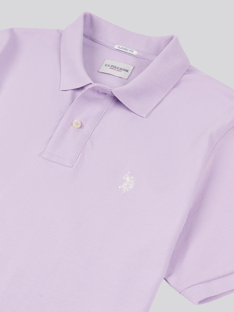 U.S. Polo Assn. Mens Pique 100% Cotton Polo Shirt - صورة 7 من 7