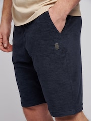U.S. Polo Assn. Blue Mens Terry Drawstring 100% Cotton Shorts - Image 2 of 7
