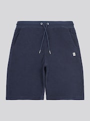 U.S. Polo Assn. Blue Mens Terry Drawstring 100% Cotton Shorts - Image 5 of 7