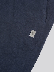 U.S. Polo Assn. Blue Mens Terry Drawstring 100% Cotton Shorts - Image 7 of 7