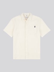 U.S. Polo Assn. White Mens Textured Waffle Short Sleeve 100% Cotton Shirt - Image 5 of 7