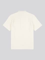 U.S. Polo Assn. White Mens Textured Waffle Short Sleeve 100% Cotton Shirt - Image 6 of 7