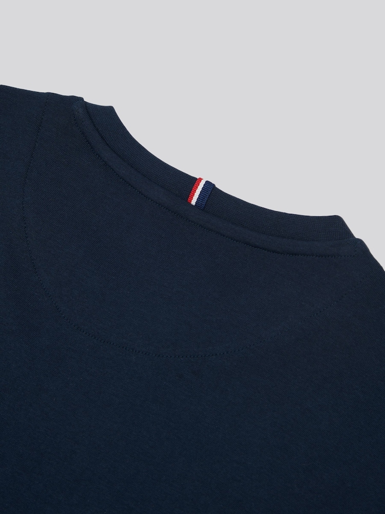 U.S. Polo Assn. Blue Mens Large Double Horsemen 100% Cotton T-Shirt - Image 4 of 4