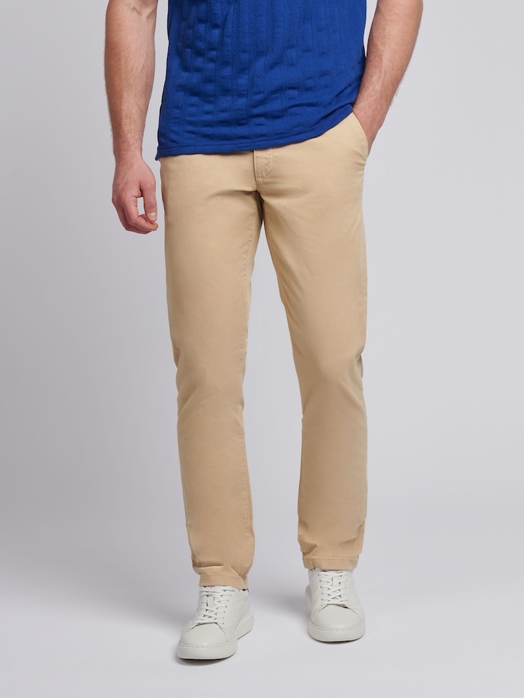 U.S. Polo Assn. Natural Mens Classic Chinos Trousers - Image 1 of 4