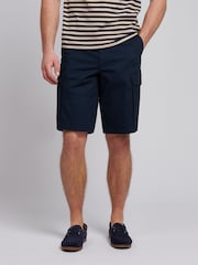 U.S. Polo Assn. Blue Mens Dobby Weave Cargo Shorts - Image 1 of 7