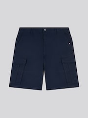 U.S. Polo Assn. Blue Mens Dobby Weave Cargo Shorts - Image 5 of 7