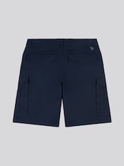 U.S. Polo Assn. Blue Mens Dobby Weave Cargo Shorts - Image 6 of 7
