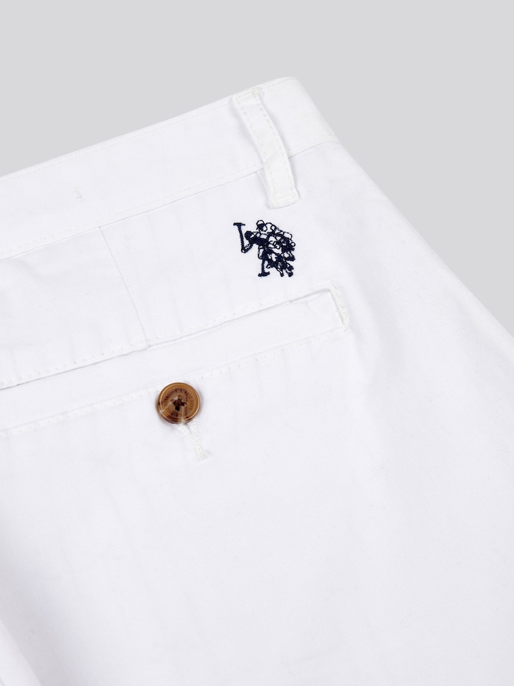 Bela - U.S. Polo Assn. Moške klasične hlače Chinos - Slika 7 iz 7