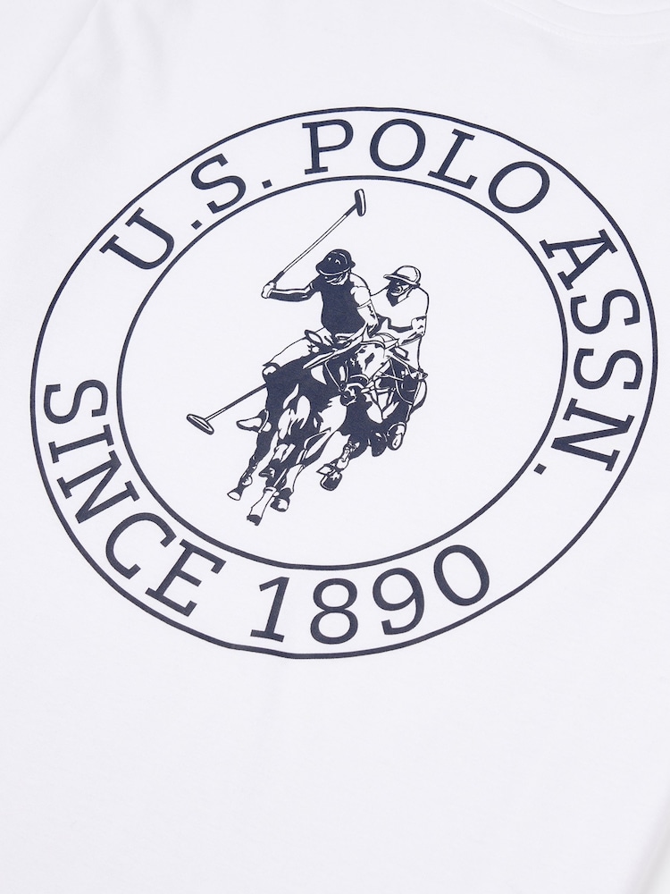 U.S. Polo Assn. Mens Circle Print 100% Cotton T-Shirt - Bild 7 von 7