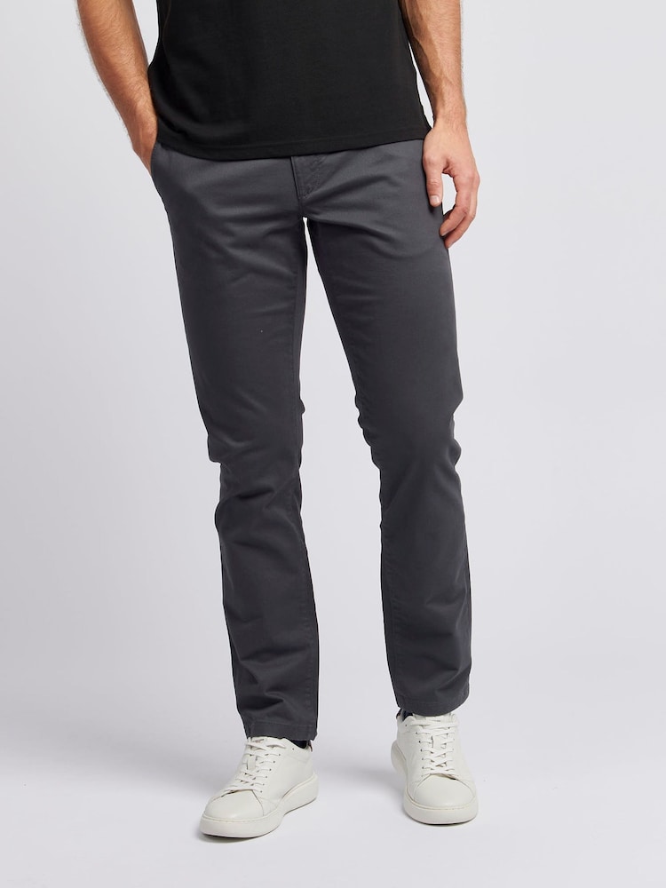 U.S. Polo Assn. Light Grey Mens Classic Chinos Trousers - Image 1 of 8