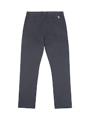 U.S. Polo Assn. Light Grey Mens Classic Chinos Trousers - Image 7 of 8