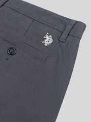U.S. Polo Assn. Light Grey Mens Classic Chinos Trousers - Image 8 of 8