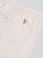 U.S. Polo Assn. Natural Mens Blend Drawstring Shorts - Image 9 of 9