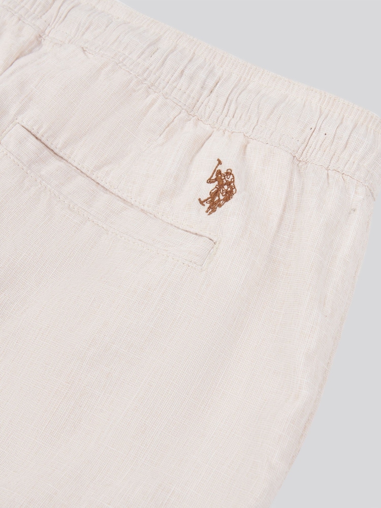 U.S. Polo Assn. Natural Mens Blend Drawstring Shorts - Image 9 of 9