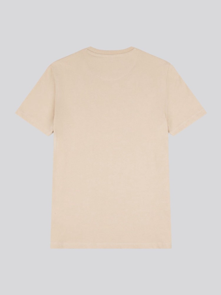 Naravni - ZDA Polo Assn. Moška majica USPA Circle Print 100% Cotton T-Shirt - Slika 2 iz 3